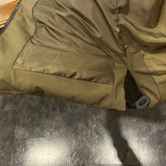 DKNY puffer parka olive army green S - Picture 12 of 14